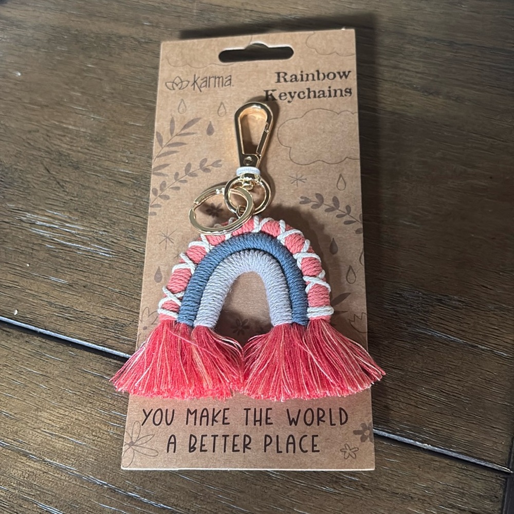 Karma Women’s Rainbow Keychain